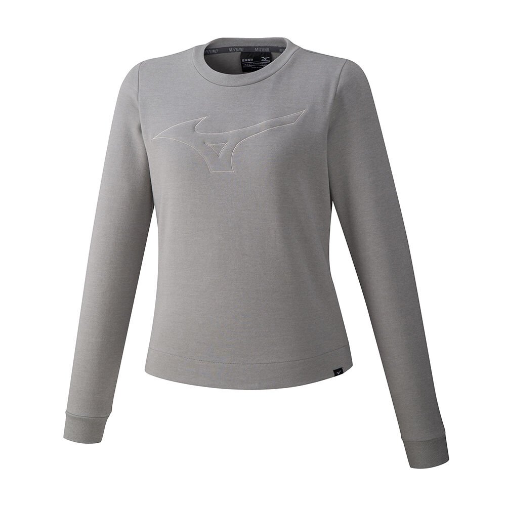 Mizuno Women's RB Crew Tops Grey (K2GC020306-DAQ)